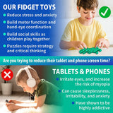 OutGoe's 50 Pcs Sensory Toys for Stress & Anxiety Relief 😌 - ADHD Fidget Toys Set 🧩 - Fidget Pack: Affordable Party Bag Fillers 🎉 - Classroom Reward Fidgets 🏆 - Montessori Toys for Toddlers 👶 - Sensory Toys for Autism 🌟